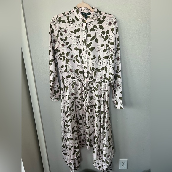 Ralph Lauren Dresses & Skirts - Ralph Lauren Pink and Green Floral dress